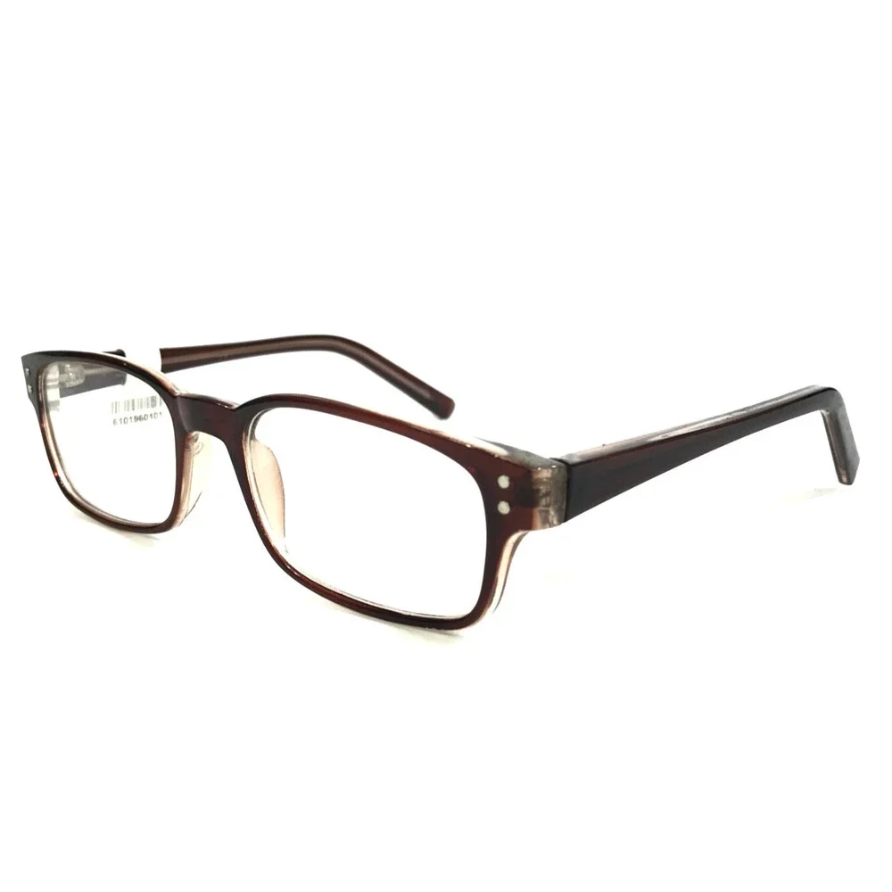 Zimco Eyeglasses Frames Sierra S331 BROWN Clear Rectangle Full Rim 52-19-